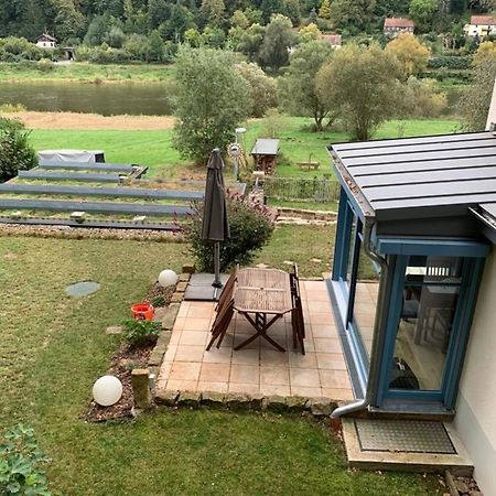 Prima Klima Villa - Ferienwohnung Steinbrecher Stadt Wehlen Bagian luar foto