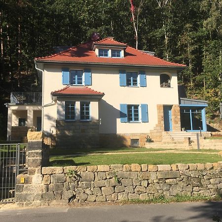 Prima Klima Villa - Ferienwohnung Steinbrecher Stadt Wehlen Bagian luar foto