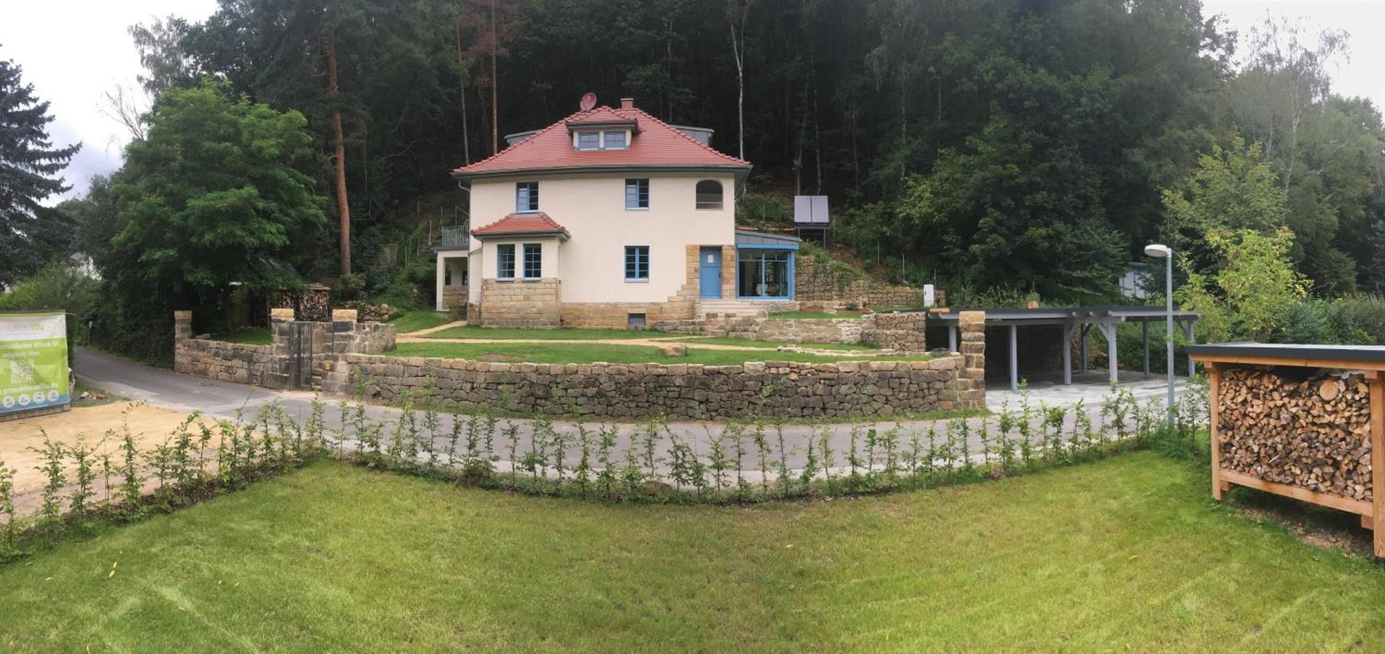 Prima Klima Villa - Ferienwohnung Steinbrecher Stadt Wehlen Bagian luar foto