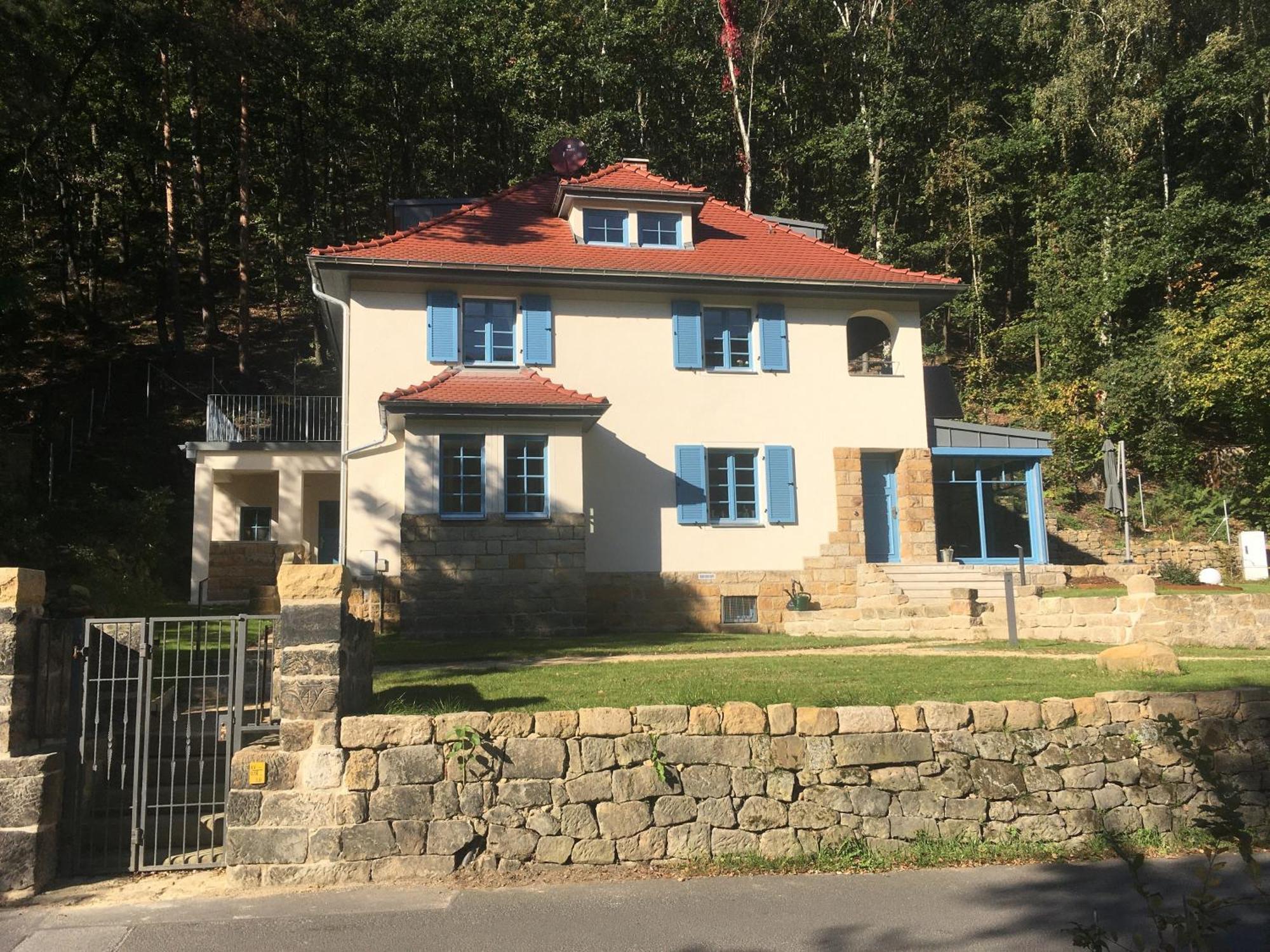 Prima Klima Villa - Ferienwohnung Steinbrecher Stadt Wehlen Bagian luar foto